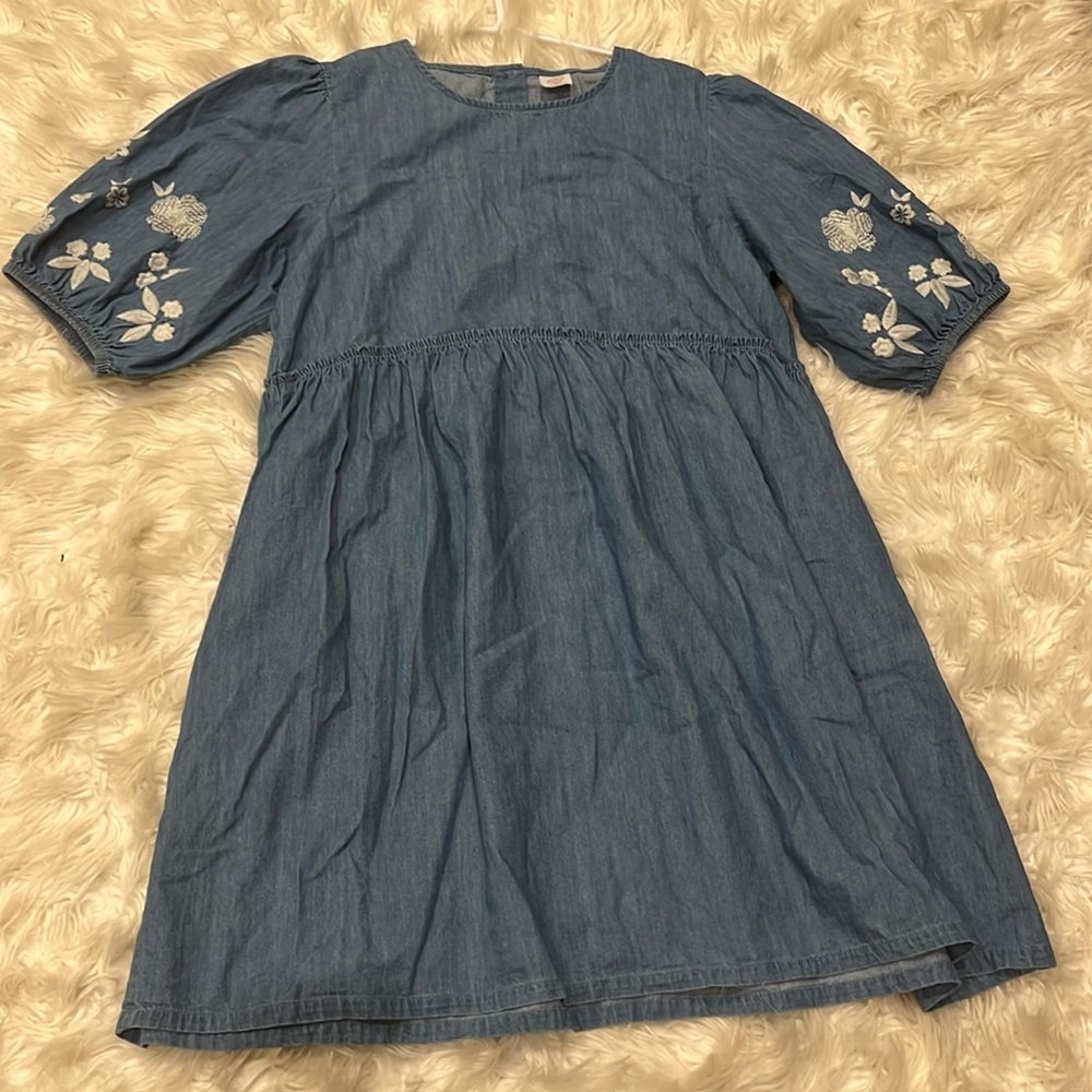 Girls denim dress